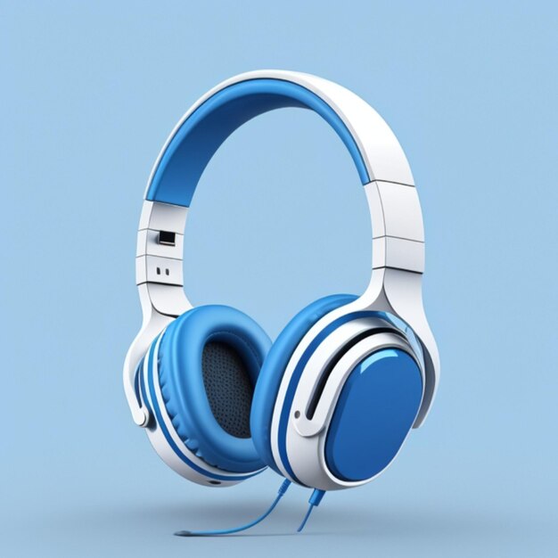 Headphones 3D icon 3d rendering created using generative artificial intelligence tools