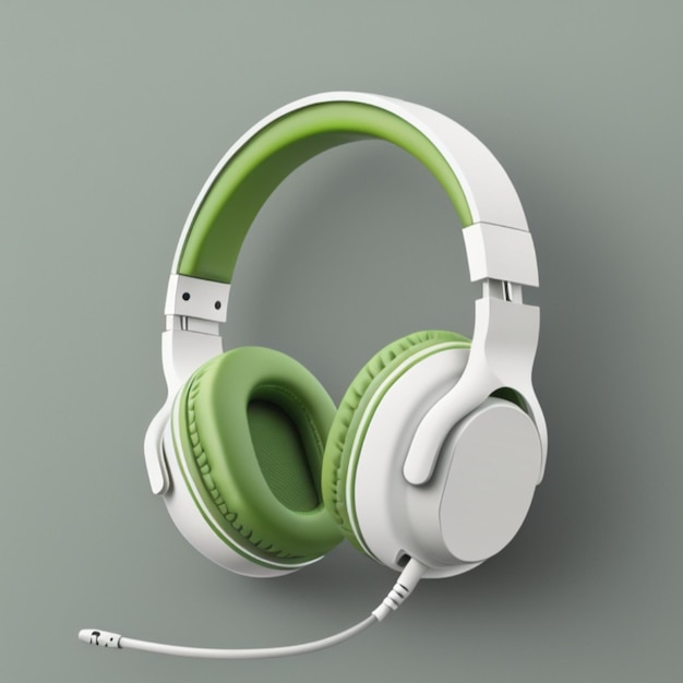 Headphones 3D icon 3d rendering created using generative artificial intelligence tools