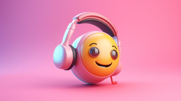 headphones 3d image