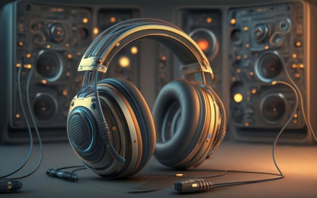 Headphones Clipping Path