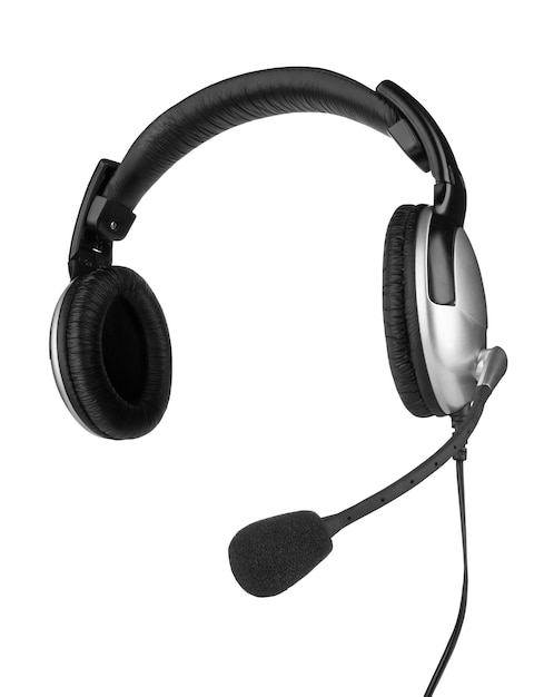 Photo headphones with a microphone