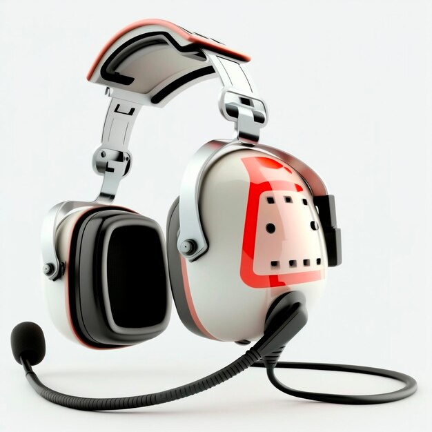 Headset isolated on a white background