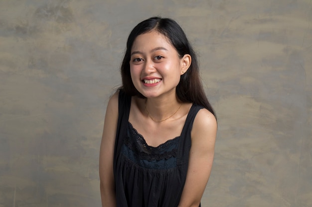 Headshot of cute asian woman