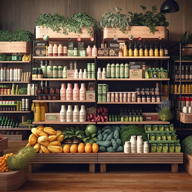 health food store