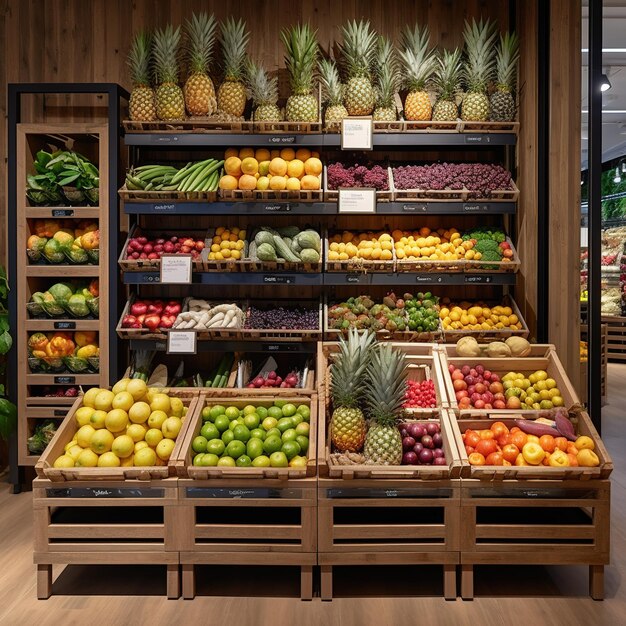 Foto negozio di alimenti naturali