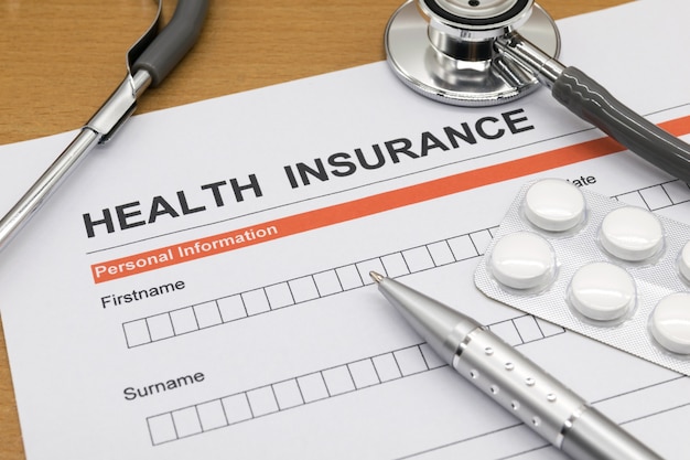 health insurance application form 