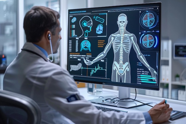 A healthcare AI system improving patient outcomes generative ai