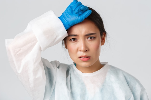 Healthcare Asian nurse posing