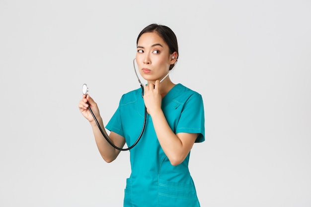 Healthcare Asian nurse posing