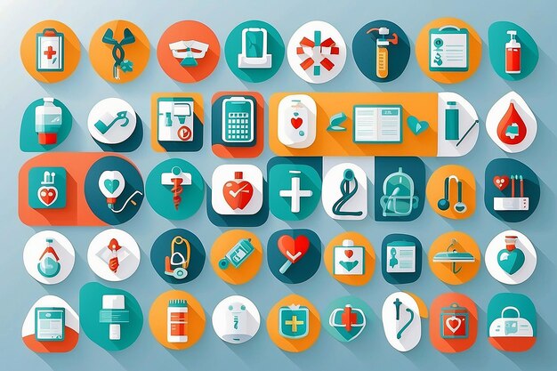 Photo healthcare icons