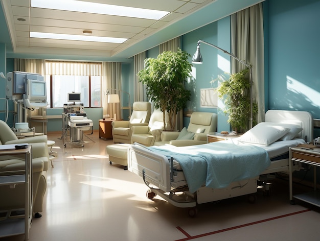 healthcare interior HD 8K wallpaper Stock Photographic