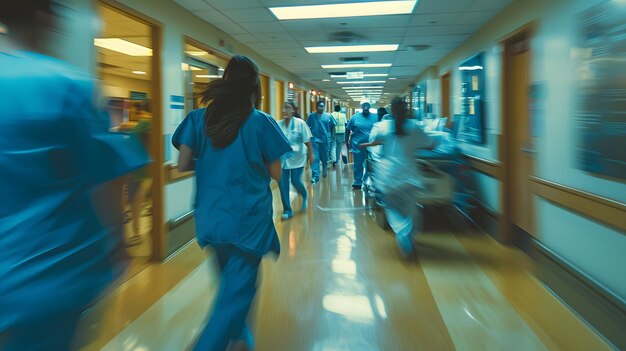 Foto professionisti sanitari in azione