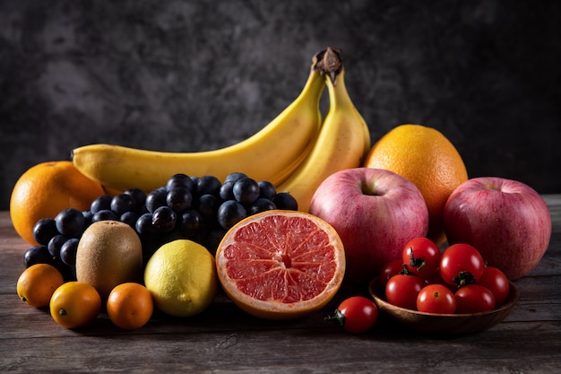 Фото Полезные и вкусные фрукты и овощи
