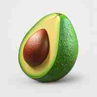 Photo healthy avocado vector illustration design