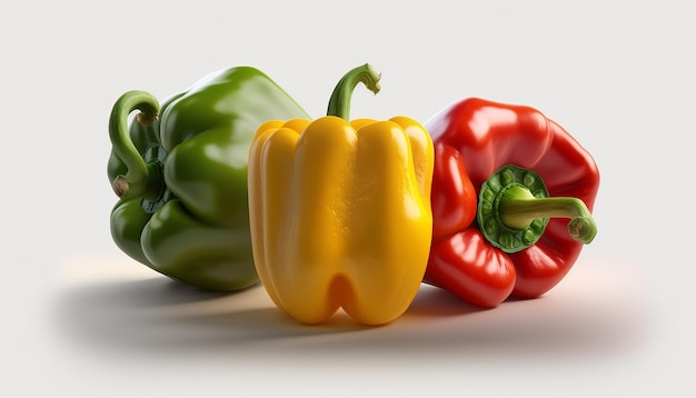 Healthy bell pepper capsicum vegetables Created by Midjourney