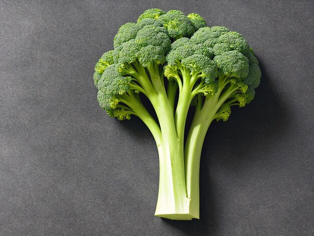 Healthy broccoli on the table Generative AI