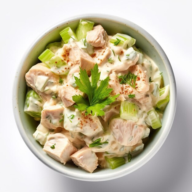 Healthy Chicken Salad in a Bowl