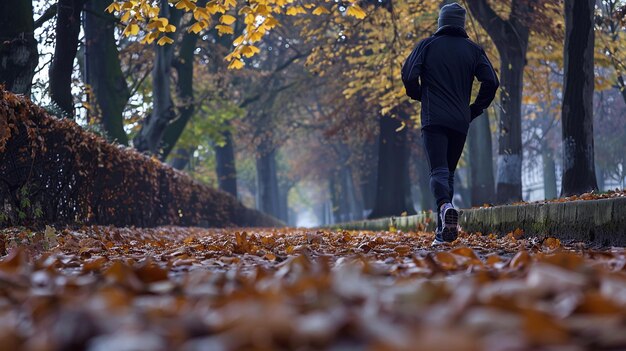 Healthy couple woman running men jogging in nature