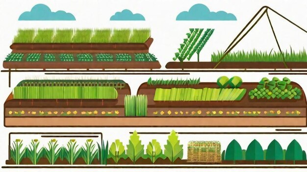 Photo healthy crop rotation methods