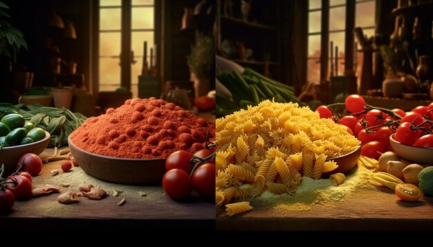 Healthy and delicious pasta advertisement photoshoot Commercial photography