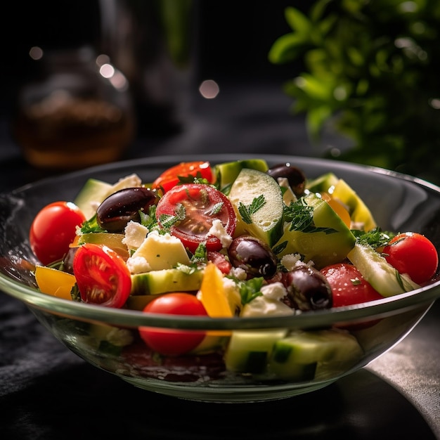 Foto salata paneer a dieta sana