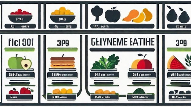 Photo healthy eating and glycemic index