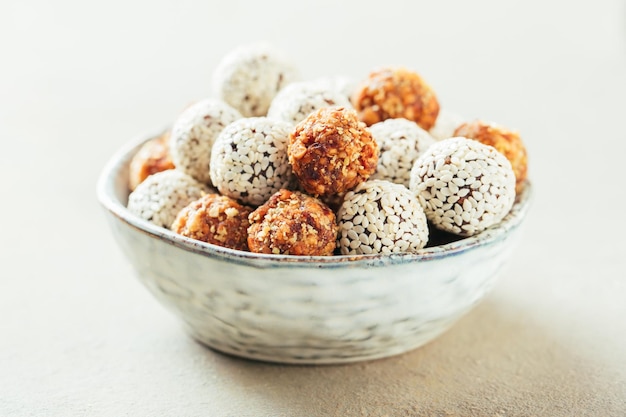 Healthy energy balls