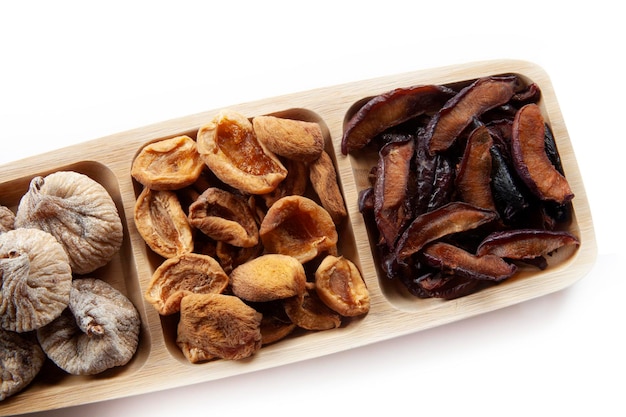 Healthy food Dried fruits dried figs dried plum dried apricots