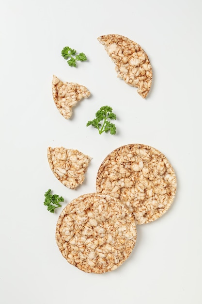 Healthy food food for diet and weight loss crispbreads