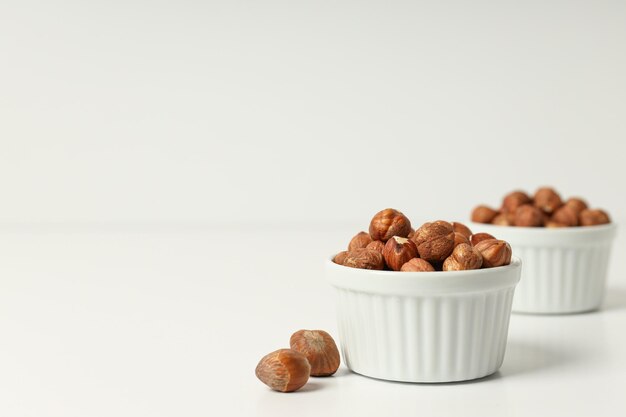 Healthy food and healthy nutrition concept nuts hazelnut