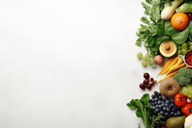 Фото Здоровая еда в бумажном пакете с овощами и фруктами доставка еды в супермаркет