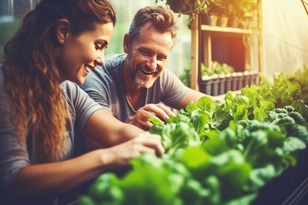 Healthy food organic vegetable farm