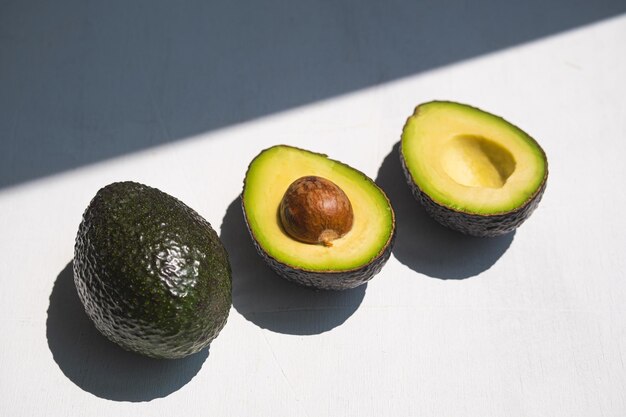 healthy and fresh delicious fruit avocado