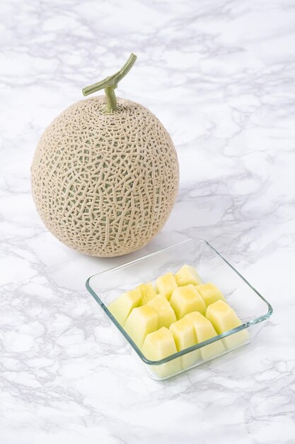 healthy and fresh delicious fruit melon