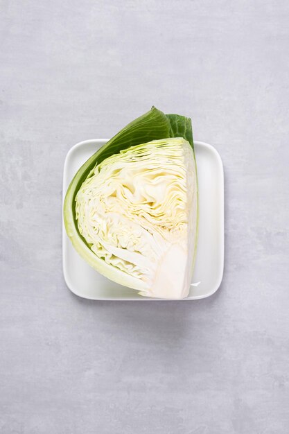 Healthy and fresh tasty vegetables cabbage