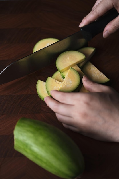 ヘルシーで新鮮なおいしい野菜 かぼちゃ