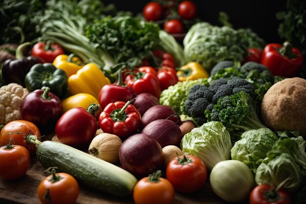 healthy and fresh vegetables