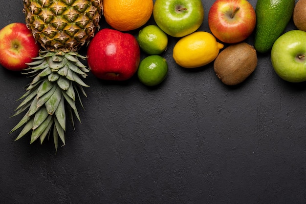 Healthy fruits food