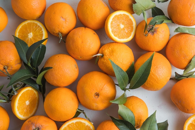 健康的な果物オレンジ色の果物の背景柑橘系の果物オレンジのスライス