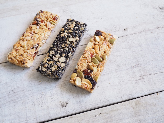 Photo healthy granola bar.