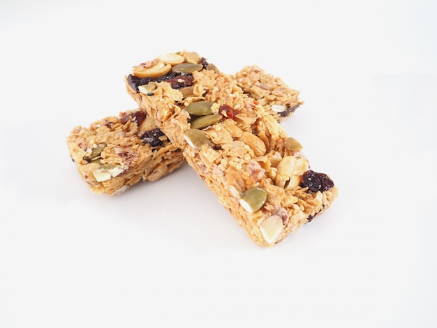 Photo healthy granola bar