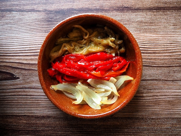 エスカリバーダと呼ばれるヘルシーな野菜焼き料理