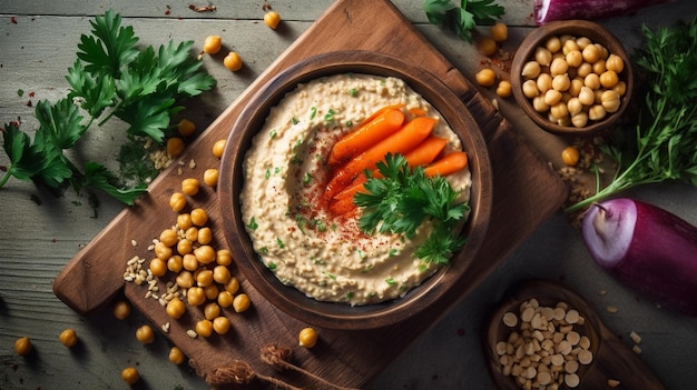 Healthy Homemade Creamy Hummus