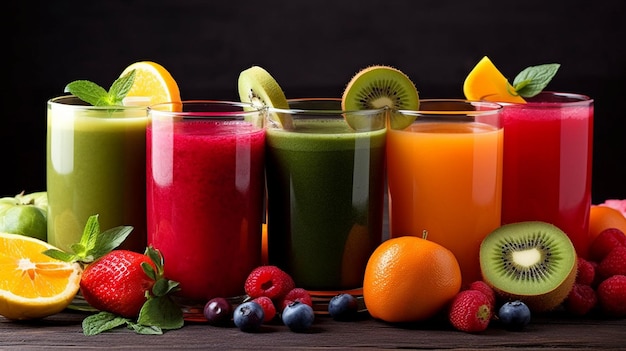 Healthy juices GENERATE AI