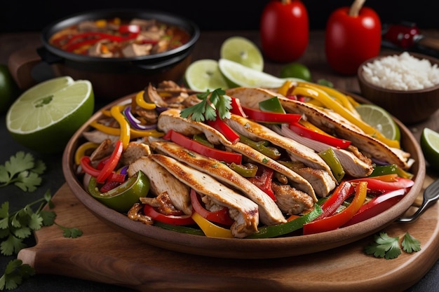 Healthy LowCarb Chicken Fajitas