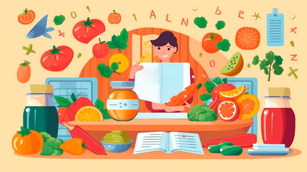 premium-ai-image-healthy-meal-planning-with-daily-food-ingredients