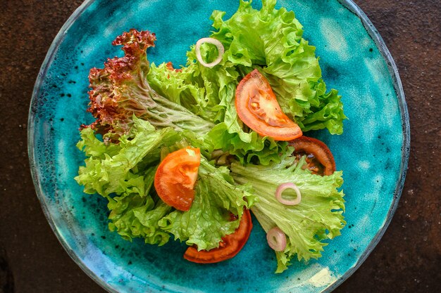 Healthy salad, leaves mix salad