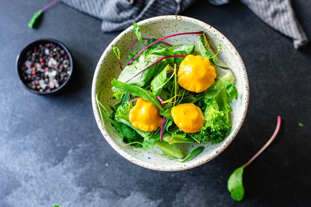 здоровый салат тыква тыква овощи набор ингредиентов свежая еда