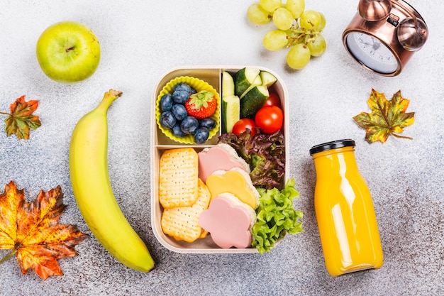 healthy school lunch box