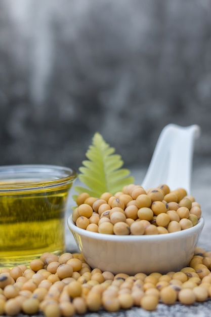 Healthy soybeans are high in protein and vitamins.